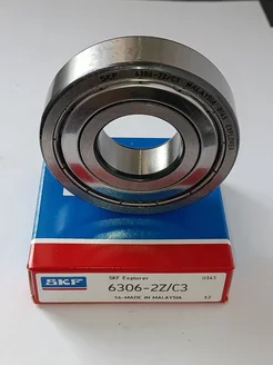 Подшипник 6306 2Z - 1 шт. 30х72х19 мм skf 202692888 купить за 580 ₽ в интернет-магазине Wildberries