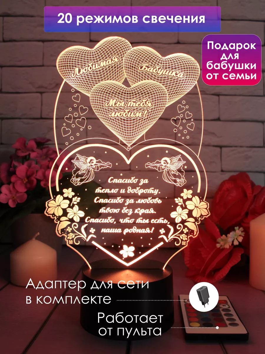 Подарок бабушке от семьи...