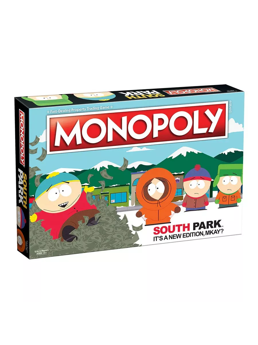 Настольная игра South Park (на англ. яз.) WM01956-EN1-6 Monopoly 202784707  купить в интернет-магазине Wildberries