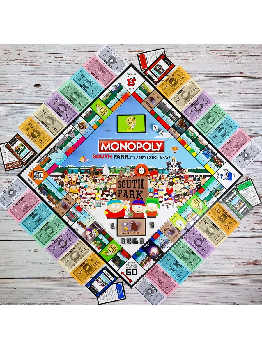 Настольная игра South Park (на англ. яз.) WM01956-EN1-6 Monopoly 202784707  купить в интернет-магазине Wildberries