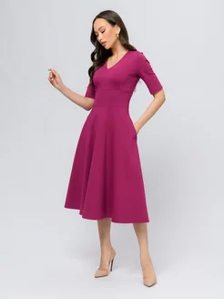 Трикотажное платье миди 1001 DRESS 202803465 купить за 3 615 ₽ в интернет-магазине Wildberries