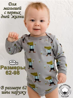 Боди для малыша MintKids 202806099 купить за 441 ₽ в интернет-магазине Wildberries