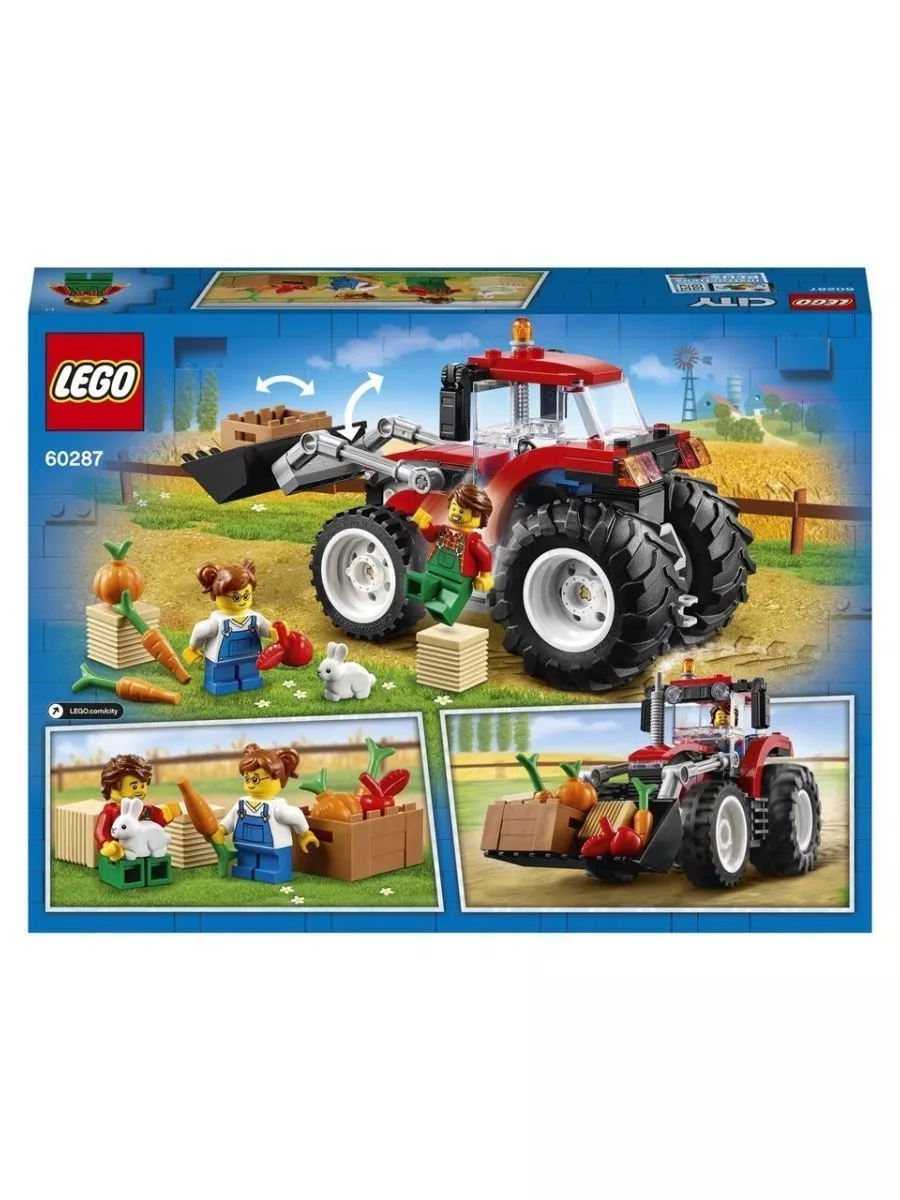 Конструктор LEGO CITY Трактор 148 деталей Lego. 202875982 купить за 2 705 ₽  в интернет-магазине Wildberries