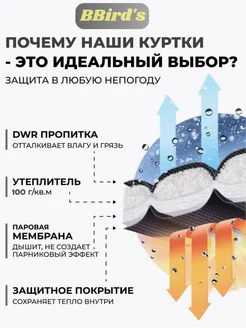 BBird's Куртка демисезонная весенняя с капюшоном - фото 27