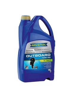 Моторное масло Outboardoel 4T 10W-40 4л RAVENOL 202968846 купить за 5 144 ₽ в интернет-магазине Wildberries