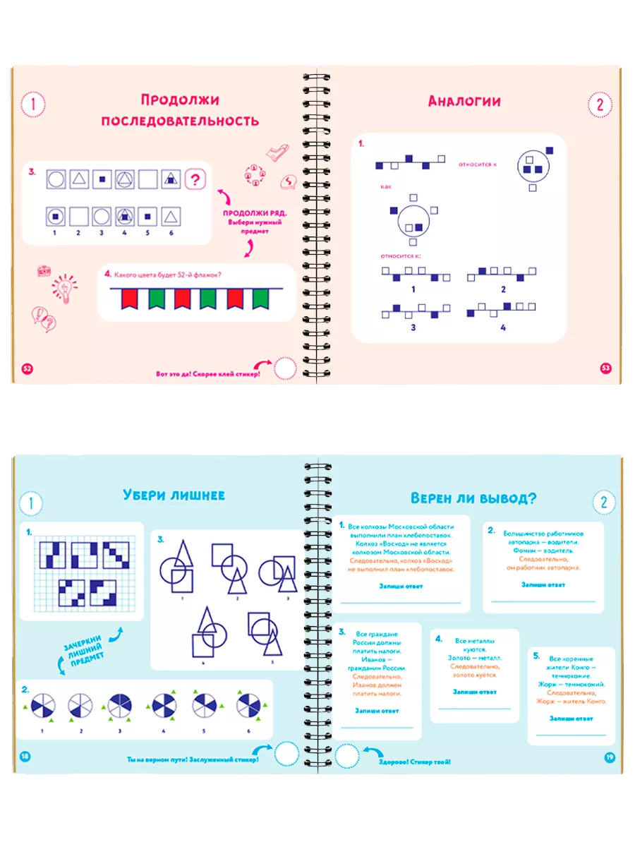 Книги для подростков блокнот на кольцах развивашки тренажер Школа Шамиля  Ахмадуллина 202997952 купить за 1 119 ₽ в интернет-магазине Wildberries