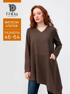 Туника из трикотажа нарядная Frida 203021393 купить за 1 622 ₽ в интернет-магазине Wildberries