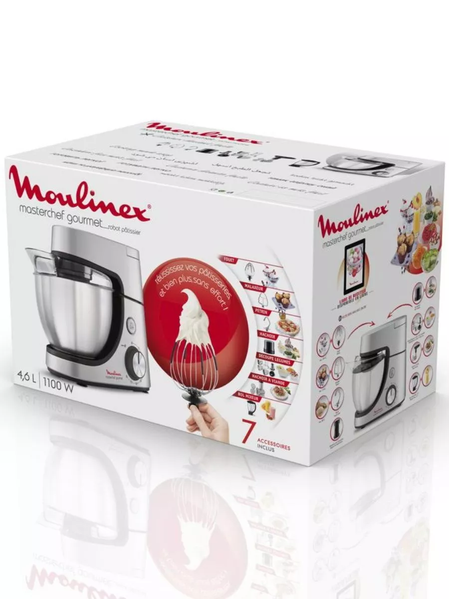 Кухонная машина Masterchef Gourmet QA519D32, 1100 Вт Moulinex 203080113  купить в интернет-магазине Wildberries