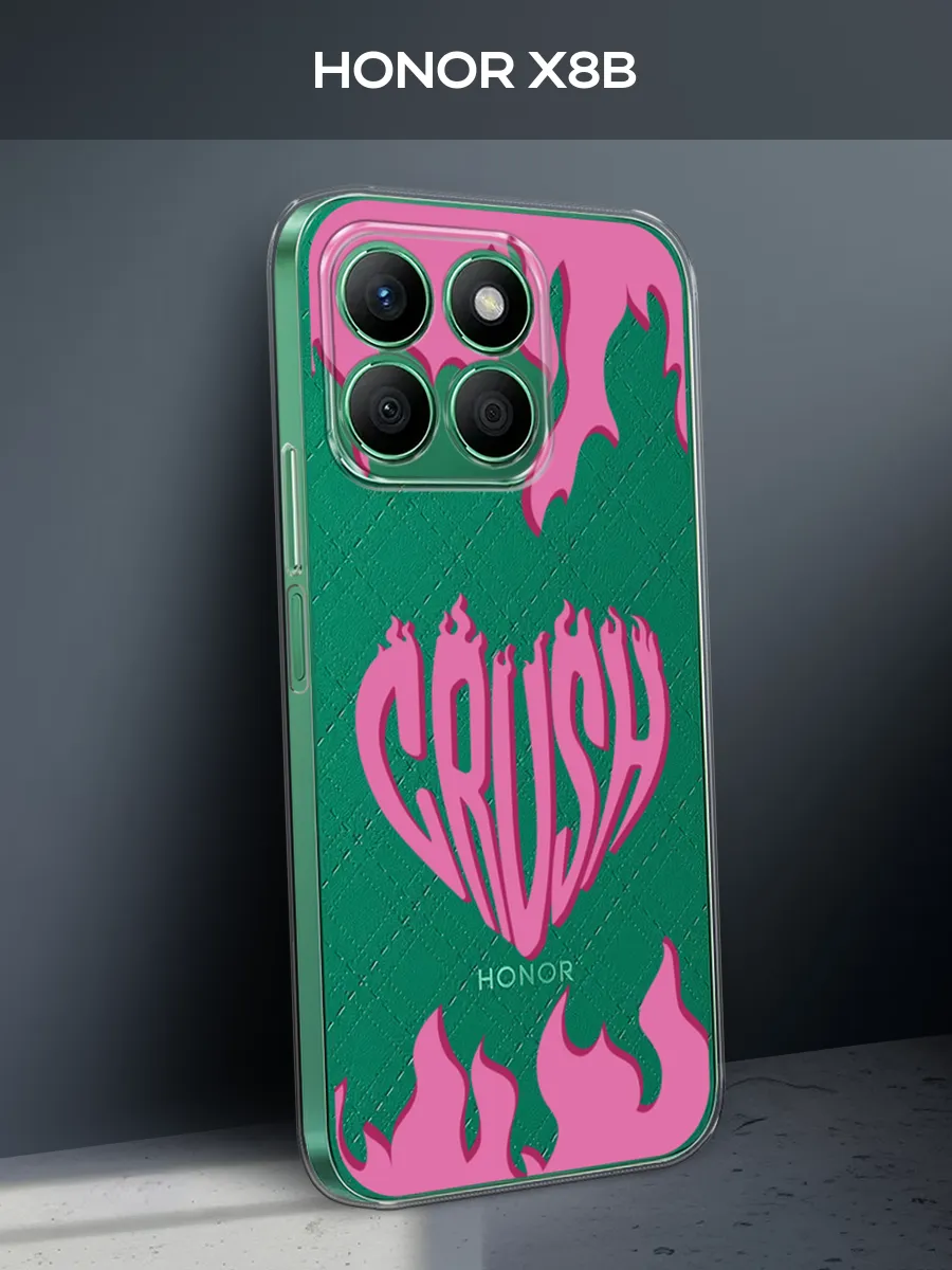 Чехол на Honor X8b с принтом honor 203117696 купить за 395 ₽ в