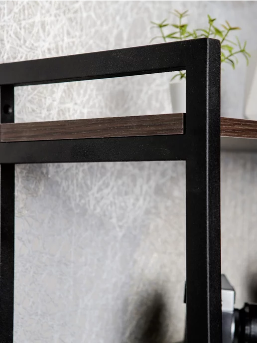 mebelHOME Полка настенная в стиле лофт тройная 49х24х58 см, 69x24x58 см, фото 7