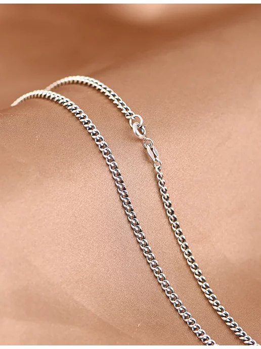 Premium Jewelry iRi GIFTS Цепочка тонкая на шею, серый, фото 6