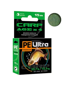 Поводочный материал CARP AGEx4 Ил/Глина 15m 15,3kg/33,7lb AQUA 203205222 купить за 229 ₽ в интернет-магазине Wildberries