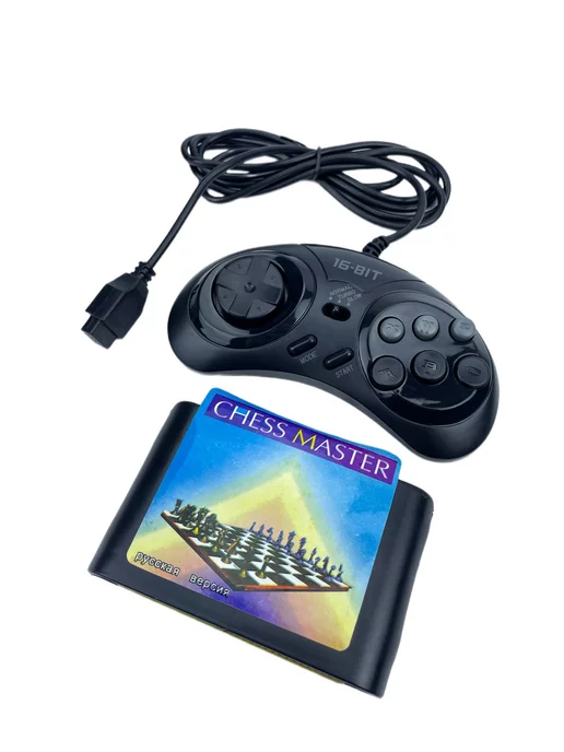 DEX Джойстик Сега с картриджем для Sega Chess Master, черный, фото 2