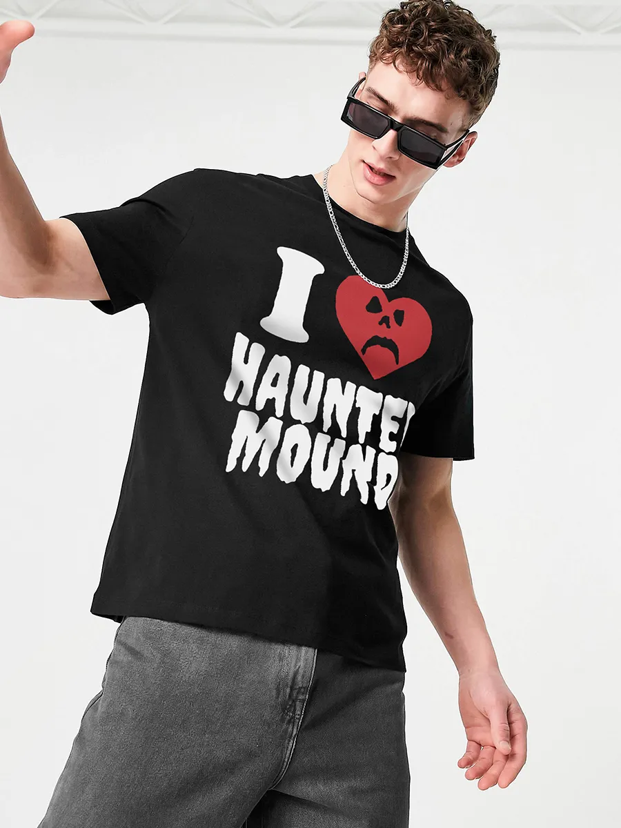 Оверсайз футболка HAUNTED MOUND memes by CoLepen 203231813 купить