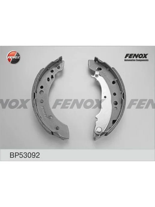 FENOX Колодка тормозная (кт. 4 шт) барабанная Mitsubishi Colt VI, 4 шт, фото 2