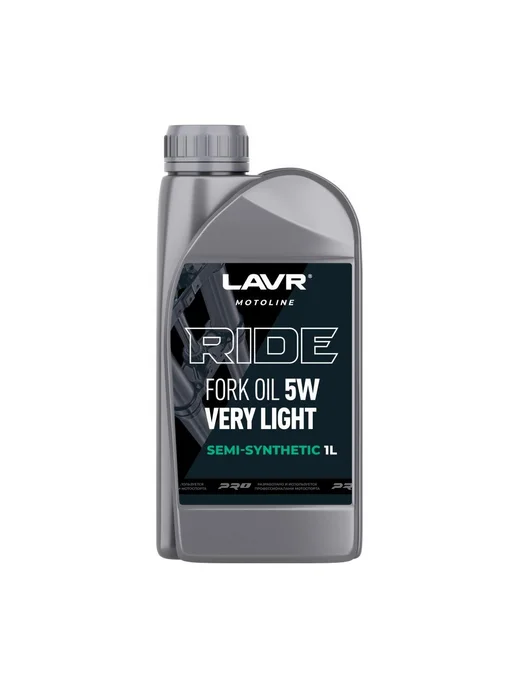 LAVR Масло вилочное MOTO RIDE Fork oil 5W 1 л, 5 Вт, 1 л, фото 2