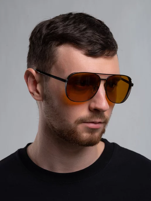 Babilon shop Поляризационные очки для водителя и рыбалки антиблик, коричневый, фото 3