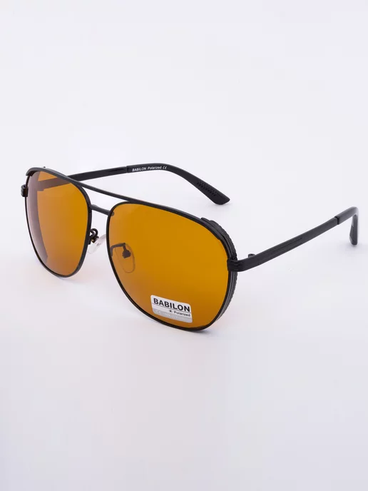 Babilon shop Поляризационные очки для водителя и рыбалки антиблик, коричневый, фото 6