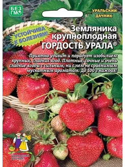 Семена Земляника Гордость Урала крупноплодная 10 шт Уральский Дачник 203549382 купить за 143 ₽ в интернет-магазине Wildberries