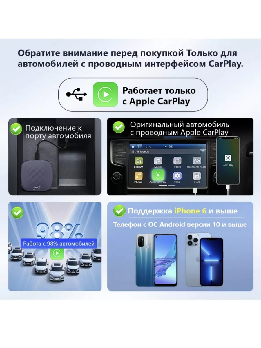 Carlinkit tbox plus 8128, CarPlay Box 8GB (RAM) 128GB (ROM) carlinkit  203556083 купить за 13 693 ₽ в интернет-магазине Wildberries