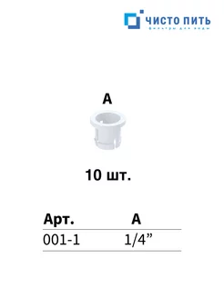 Цанга для фитинга 1 4″ 10 шт ЧИСТО ПИТЬ 203627085 купить за 223 ₽ в интернет-магазине Wildberries