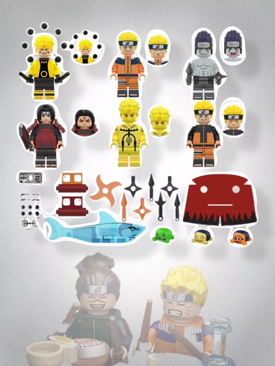 Минифигурки Naruto Lego/Наруто Лего 6 шт Lego 203652515 купить в  интернет-магазине Wildberries