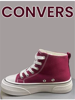 Летние высокие конверсы Converse 203707025 купить за 727 ₽ в интернет-магазине Wildberries