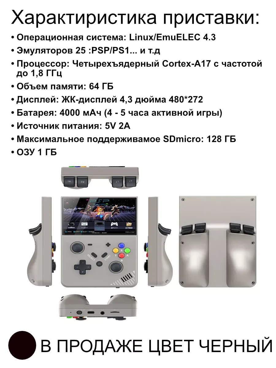 Игровая приставка консоль R43 Pro 64 ГБ D&Karii 203733855 купить за 6 396 ₽  в интернет-магазине Wildberries