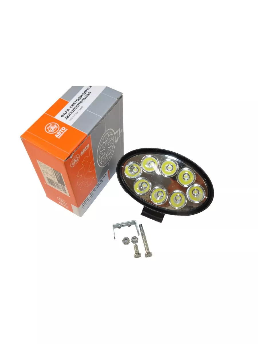 Фара рабочего света LED овальная, 12 24В, 8