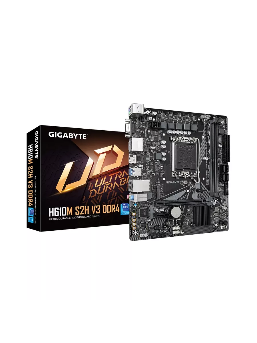 Материнская плата H610M S2H V3 DDR4, Socket 1700, H610