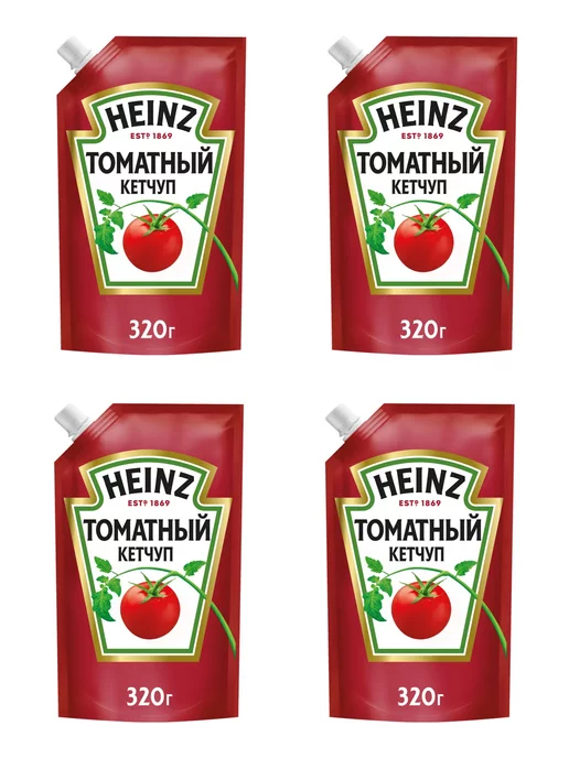 Heinz Кетчуп томатный, 3шт по 550г, 4 шт, 320 г, фото 2