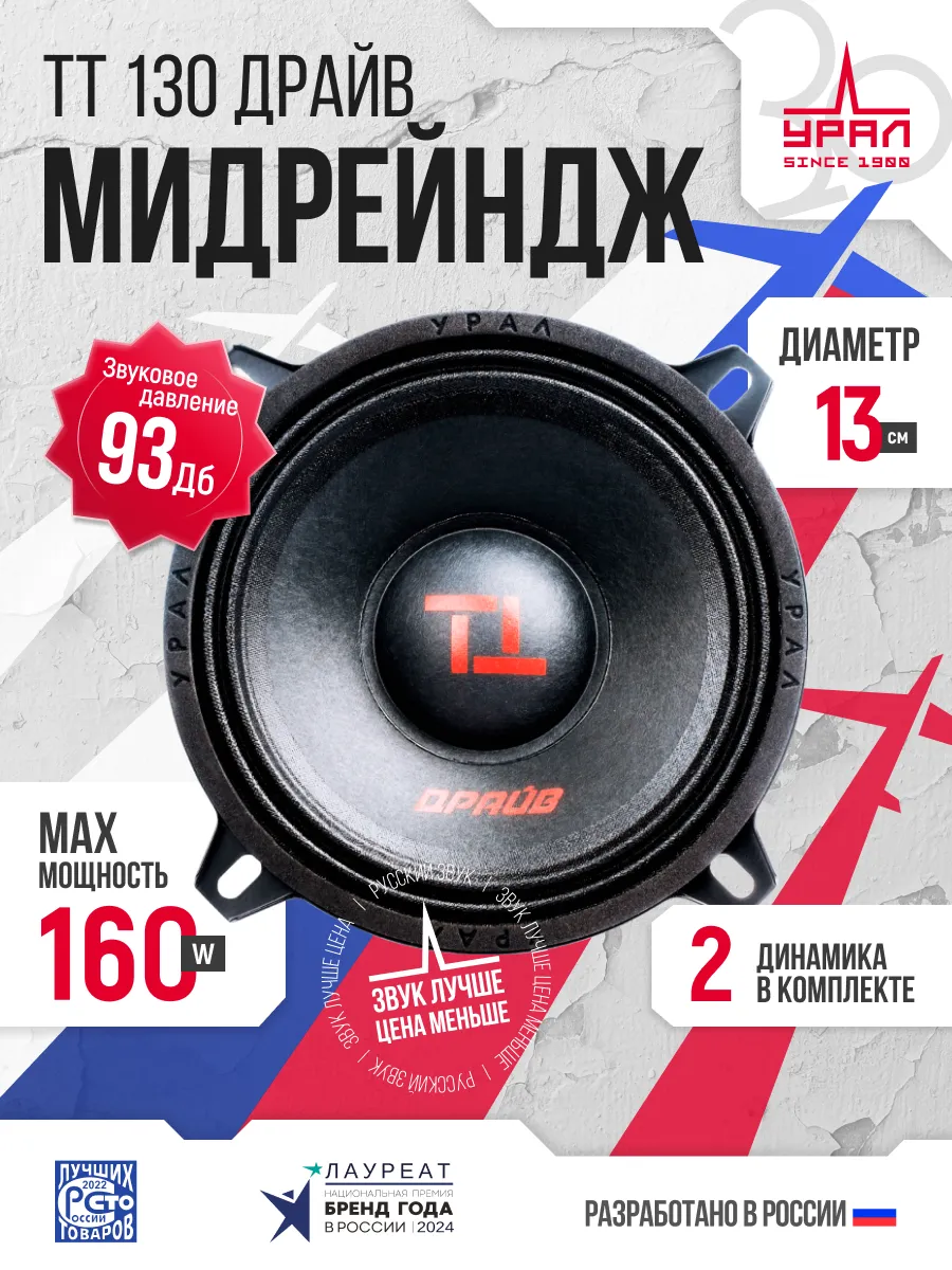Динамики 13см Урал ТТ 130...