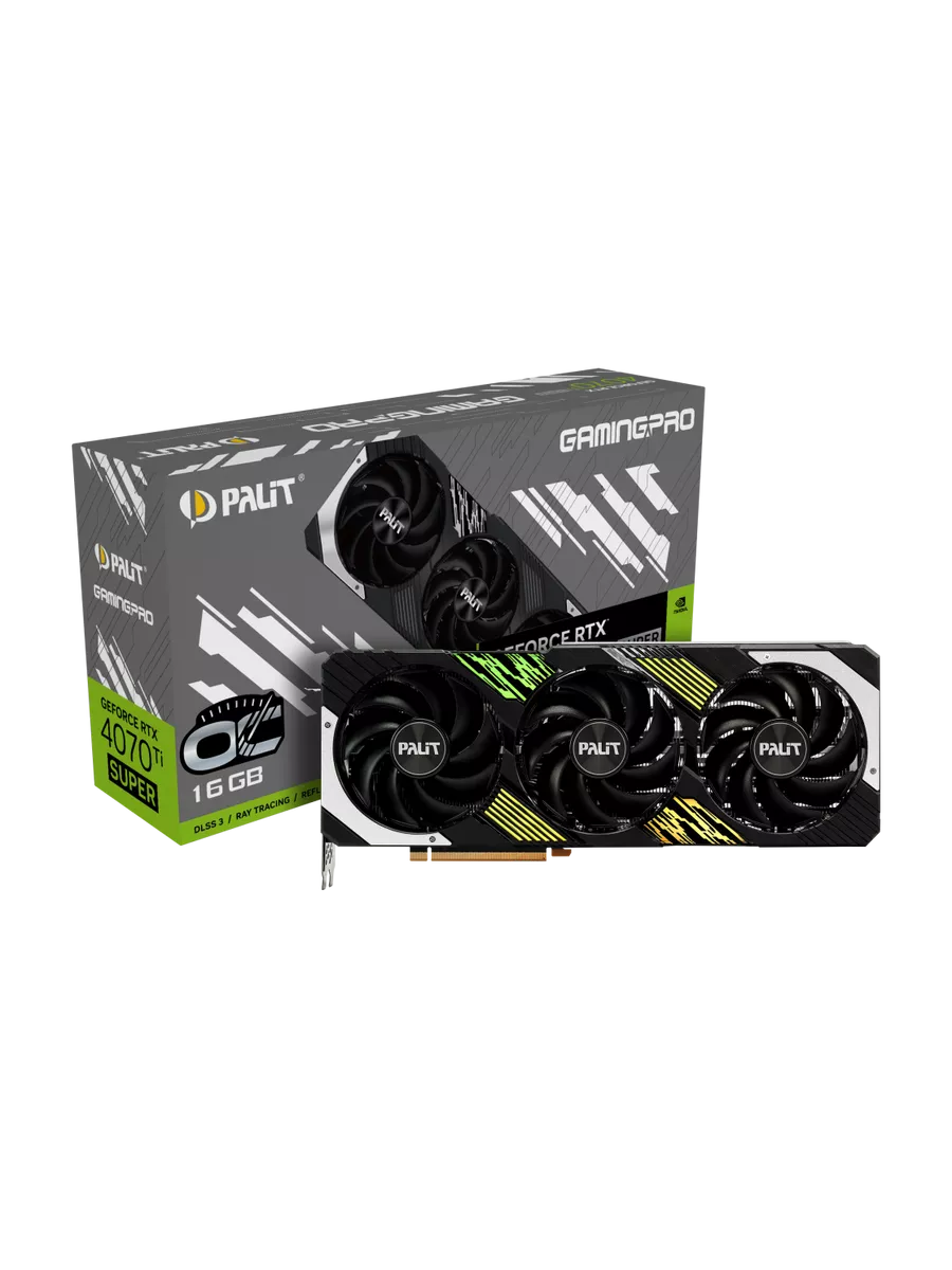 Видеокарта RTX4070Ti SUPER GAMINGPRO OC 16GB, RTL Palit купить по цене 96 452 ₽ в интернет-магазине Wildberries | 203910357