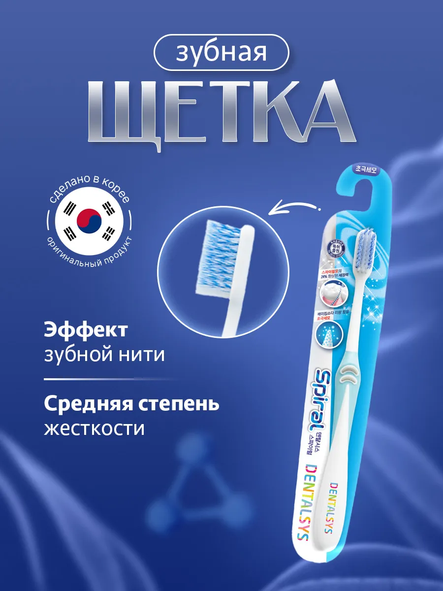 Зубная щетка с эффектом зубной нити
