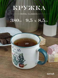 Кружка керамическая 380 мл Кактус Royal Royal Classics 203977977 купить за 535 ₽ в интернет-магазине Wildberries