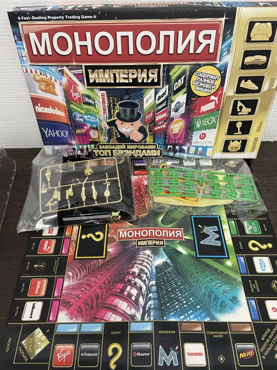 Монополия игра настольная империя детей MONOPOLY 203981704 купить за 1 068  ₽ в интернет-магазине Wildberries