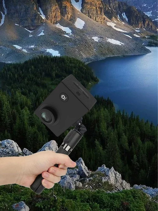 Pantogroff Штатив монопод с кнопкой Bluetooth крепление для экшн камер, вариант, фото 7