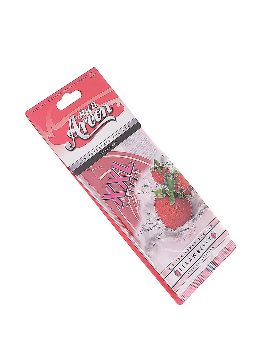 Ароматизатор подвесной пластина (клубника) Mon XXL AREON