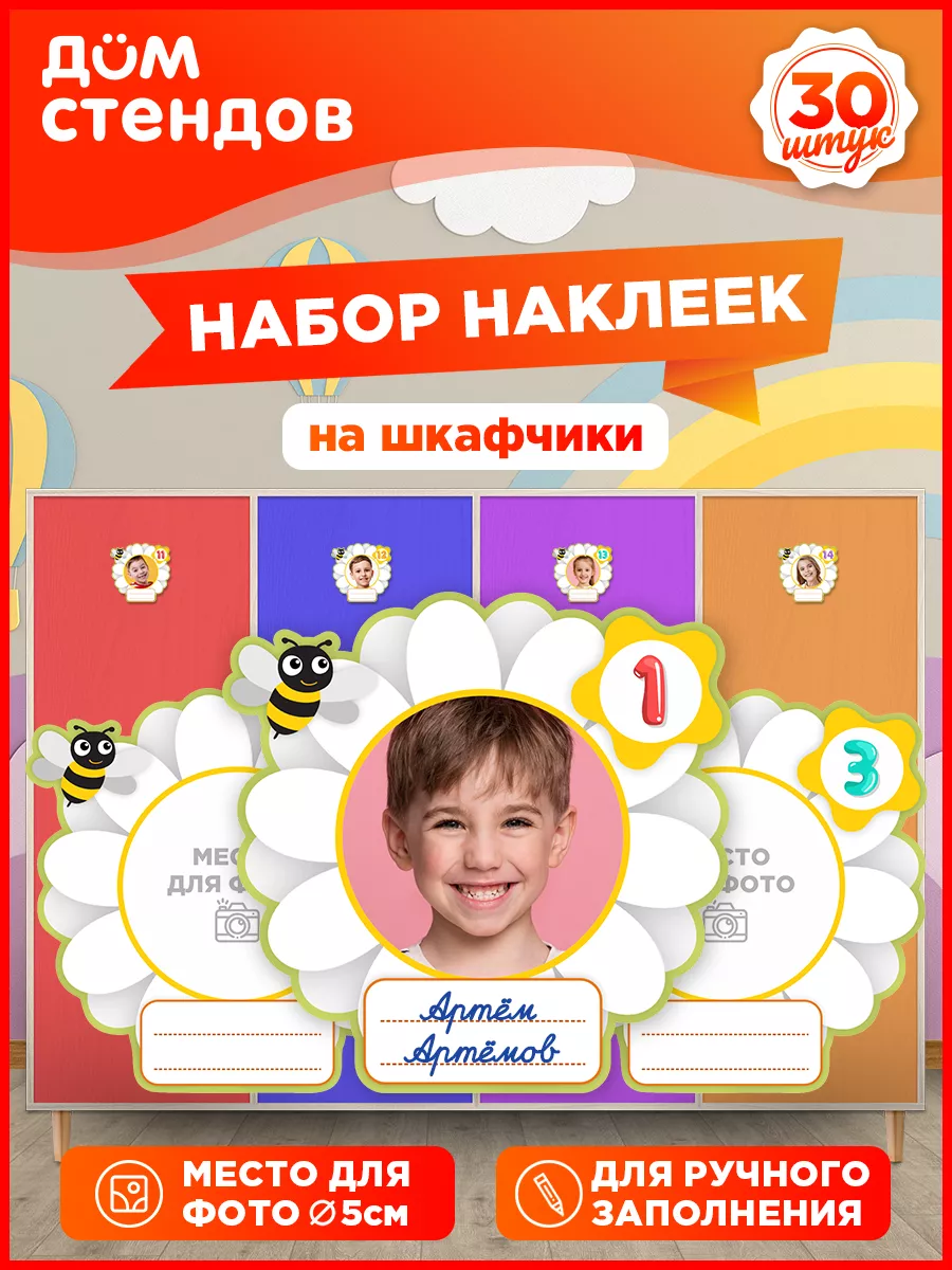 Наклейки, на шкафчики в...