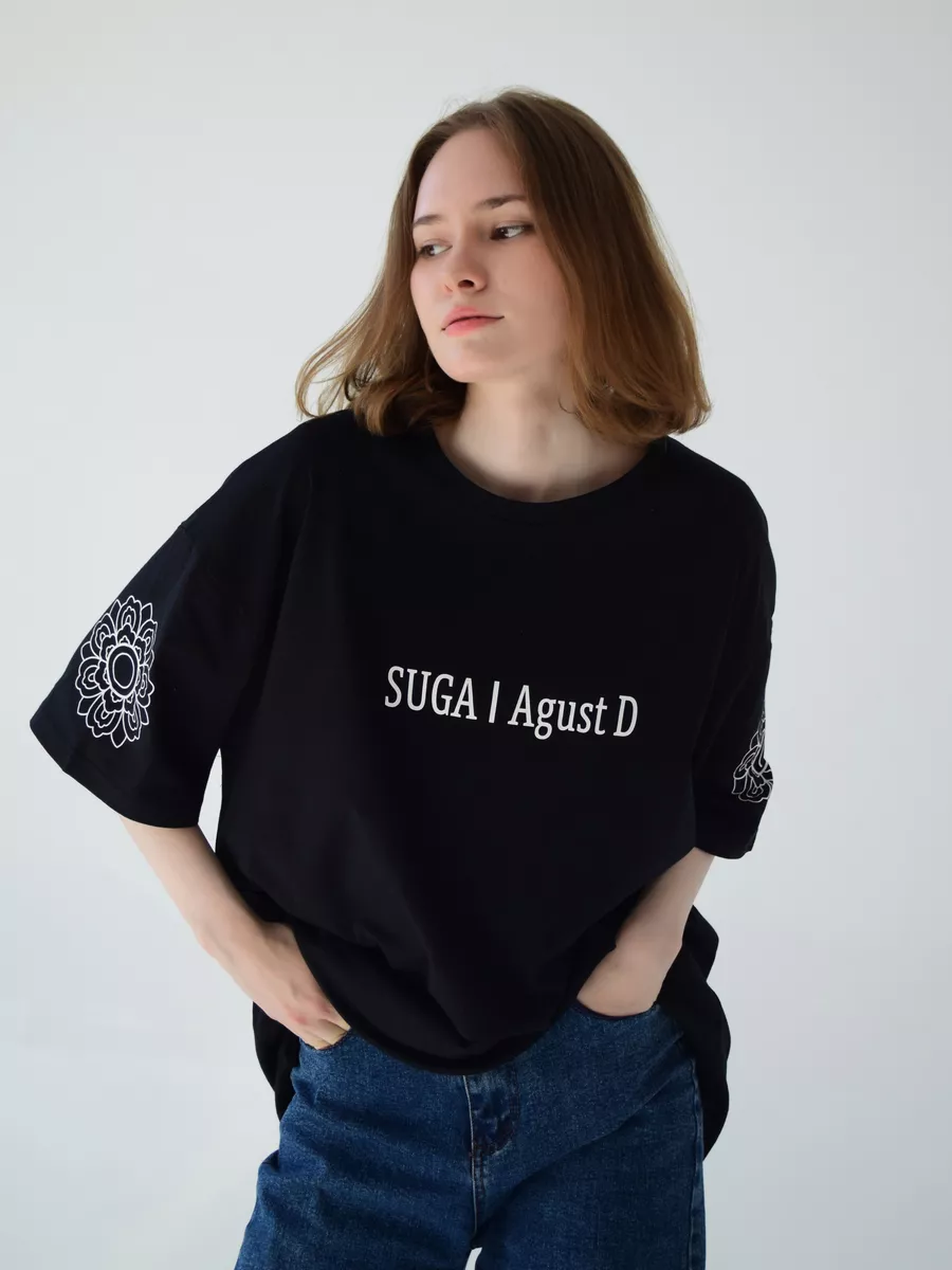 Футболка K-pop SUGA Agust D D-DAY BTS бтс одежда K-Stacy 204146658 купить  за 890 ₽ в интернет-магазине Wildberries