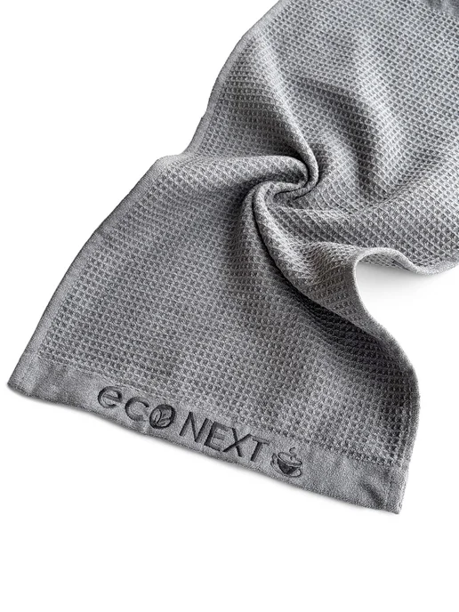 ECONEXT microfiber Вафельное Кухонное полотенце премиум, серый, 3 шт, фото 6