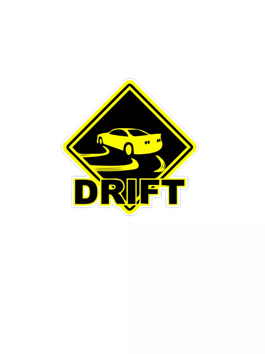 Наклейка на авто DRIFT AutoHoldGoods 204229368 купить за 100 ₽ в  интернет-магазине Wildberries