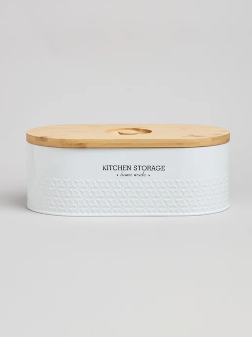 Agness Хлебница металлическая с крышкой на стол 33,8х18х12 см, 18x12 см, фото 5