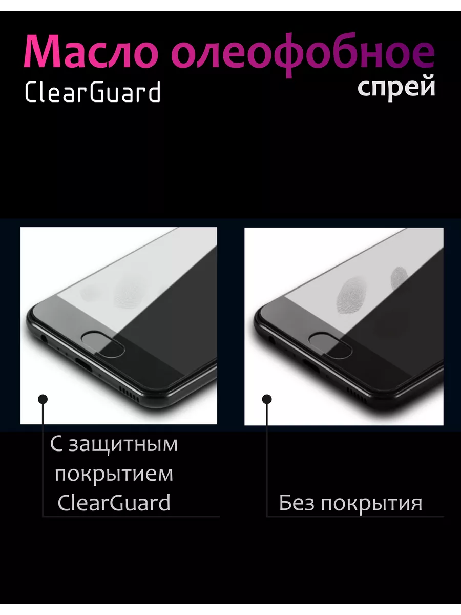 Олеофобное покрытие, масло, жидкость, спрей. 10 мл ClearGuard 204258284  купить за 459 ₽ в интернет-магазине Wildberries