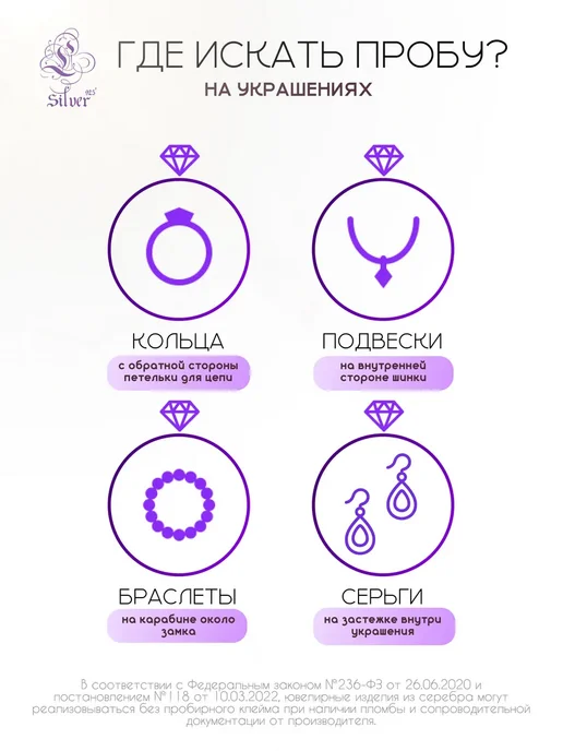 L-Silver Серебряный ионизатор - скорпион, серебристый, фото 8