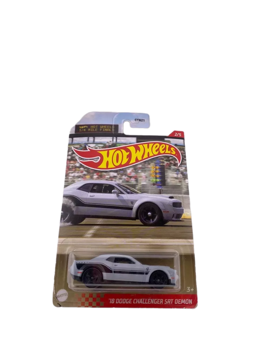 18 Dodge Challenger SRT Demon Gray Special Series Hot Wheels