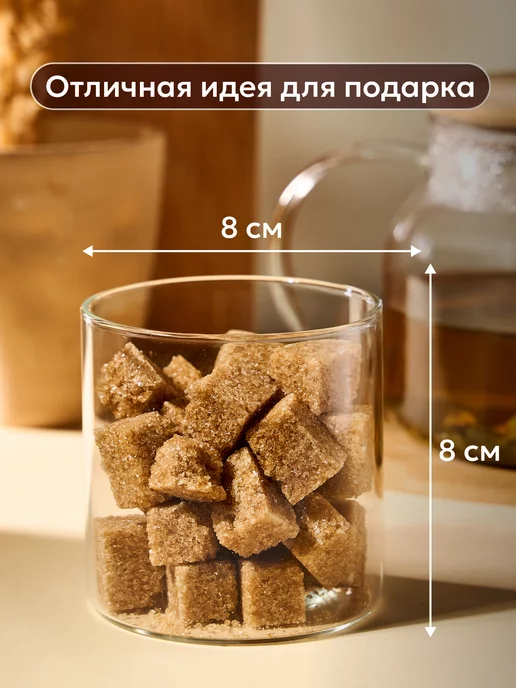 HealsHome Сахарница с бамбуковой крышкой и ложкой стеклянная, белый, фото 4