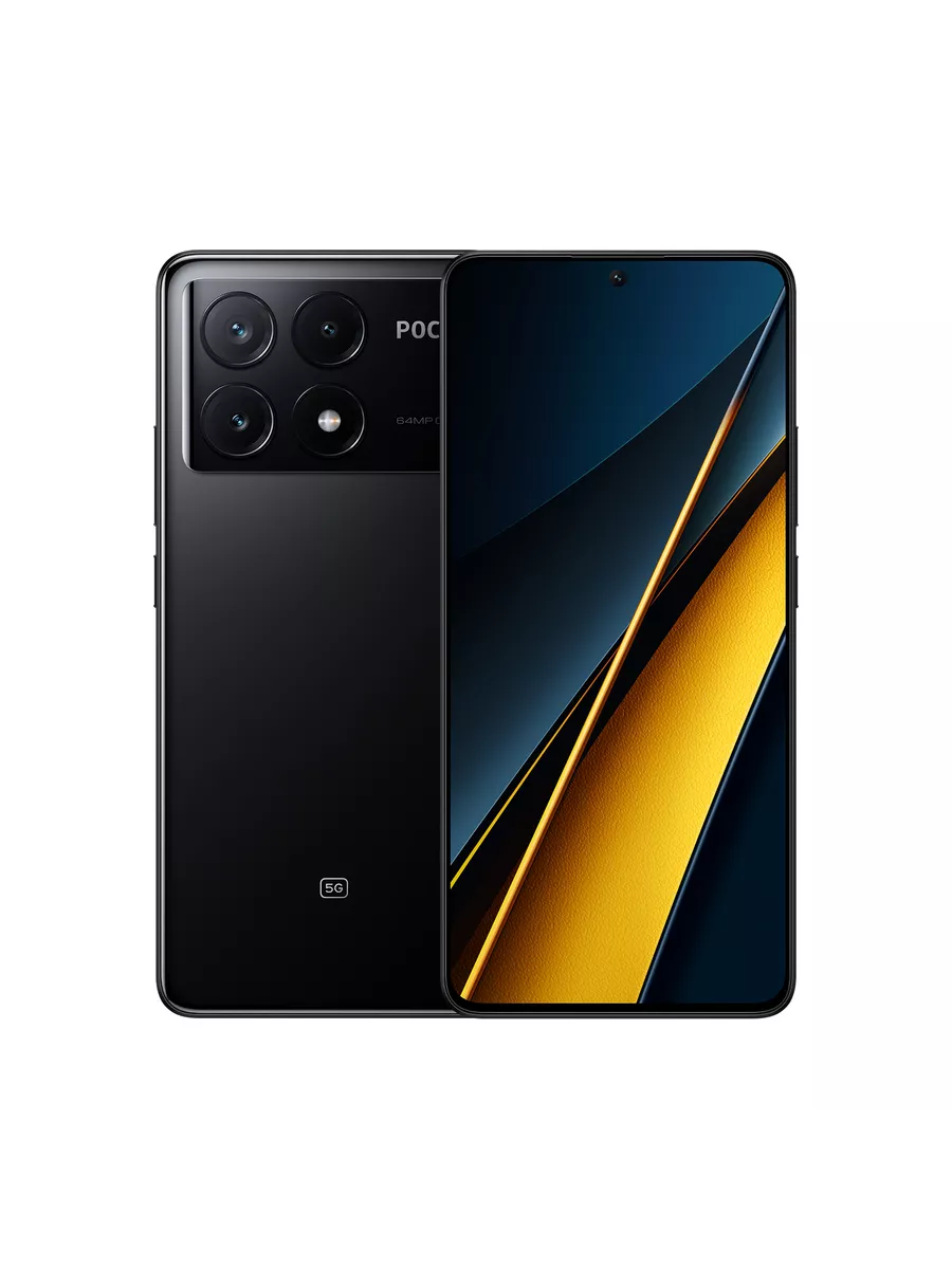 POCO X6 Pro 5G Black 12GB RAM 512GB ROM POCO 204387010 купить в  интернет-магазине Wildberries