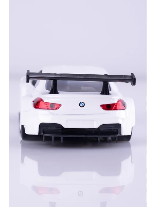 MSZ Игрушка детская машинка металлическая BMW M6 GT3 1 43, белый, фото 8