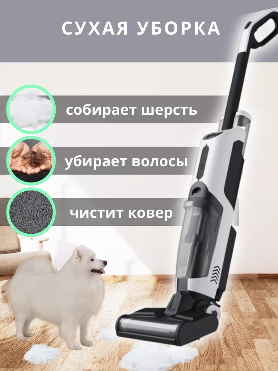 Вертикальный моющий пылесос для дома EVERI 204477286 купить в  интернет-магазине Wildberries